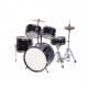 Bateria Junior Princess Drum Set Black metalic-CasadelMusico-
