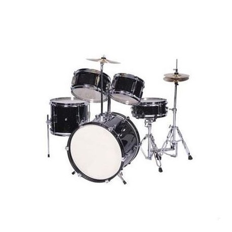 Bateria Junior Princess Drum Set Black metalic-CasadelMusico-