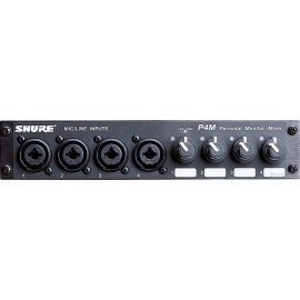 Mezclador personal en el escenario para los sistemas Shure cableados P4HW y P6HW-CasadelMusico-Audio y Video