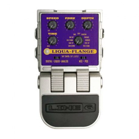 Pedal Line 6 Sliqflan Liqua Flange Pedal, pedal con tres tipos de flanger-CasadelMusico-
