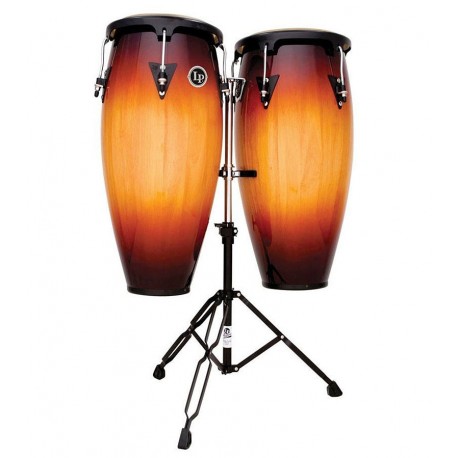 Congas Lp City 11 y 12" Madera Sombreada LP647NY-VSB-CasadelMusico-