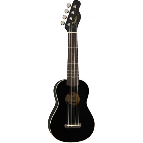 Ukulele Fender Veince Soprano Ukulele Negro-CasadelMusico-