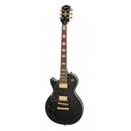 Guitarra Zurda Epiphone Les Paul CUSTOM PRO Negra-CasadelMusico-