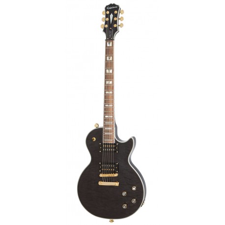 Guitarra Epiphone Prophecy Les Paul Custom Plus GX Outfit Midnight Ebony-CasadelMusico-