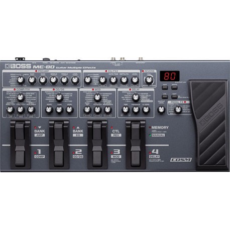 Pedalera Boss ME-80 Multi efectos para Guitarra-CasadelMusico-