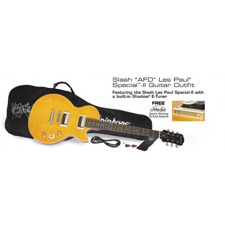 Paquete Guitarra Epiphone Slash AFD Les Paul-CasadelMusico-
