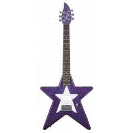Guitarra Electrica Daysi Rock 14-7151 Forma De Estrella Purpura.-CasadelMusico-