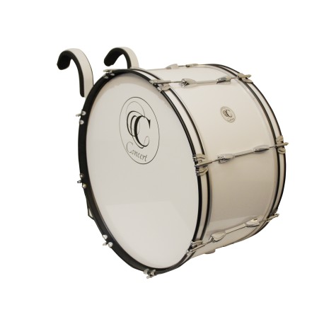 Tambora  De Marcha De 22X12 Blanca-CasadelMusico-