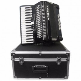 Acordeon Parrot 1307BK Negro 34 teclas 48 bajos-CasadelMusico-