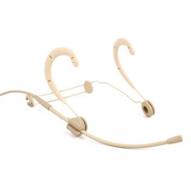 Micrófono para teatro, TV y oradores, color piel , conector TA4F-CasadelMusico-Audio y Video