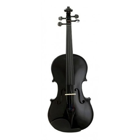Violin Estudiante Negro MV005 BK con estuche tamaño 1/4-CasadelMusico-