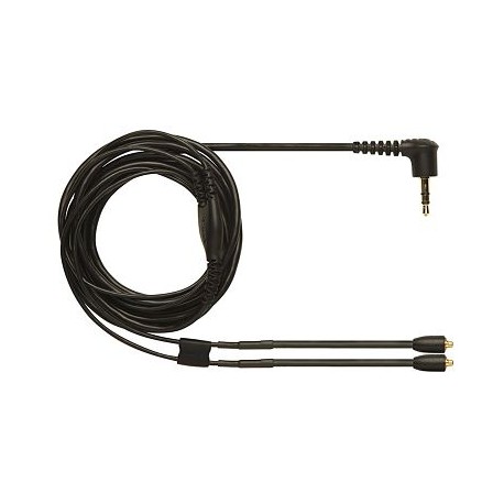 Cable moldeable con 2 conectores, 1.6 mts (64"), para SE215, SE315, SE425 y SE535, color negro.-CasadelMusico-Audio y Video