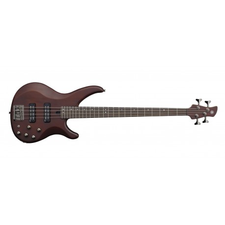 Bajo Yamaha 4 cuerdas Activo Pasivo color café caoba-CasadelMusico-