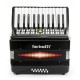 ACORDEON TECLAS NEGRO 2512 FARINELLI-CasadelMusico-