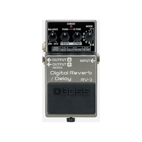 PEDAL BOSS REVERB Y DELAY RV-6-CasadelMusico-Guitarras  y  Bajos