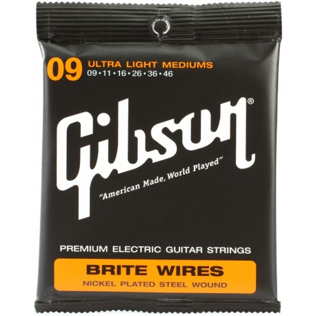 Cuerdas Guitarra Gibson Brite Wires 009-042-CasadelMusico-