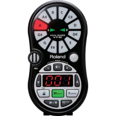 AFINADOR VOCAL PROFESIONAL ROLAND VT-12-BK-CasadelMusico-