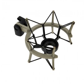 SOPORTE PARA MICRÓFONO, SUSPENSIÓN ELÁSTICA CON ANILLO ABIERTO SENNHEISER-CasadelMusico-