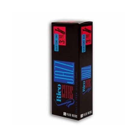 RSF05BSX3S(5)	CANAS SAX BARITO. 3S RICO SELECT JAZZ(SB-CasadelMusico-Accesorios y Souevenirs