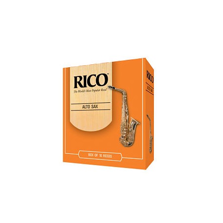 CAJA DE 10 CAÑAS RJA1020(10) SAX ALTO 2 RICO(SAR2(10)-CasadelMusico-Accesorios y Souevenirs