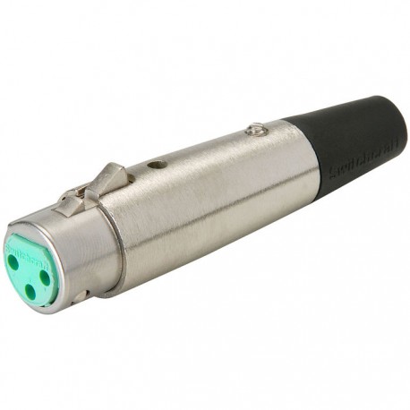 Conector XLR Switchcraft Hembra A3F-CasadelMusico-Accesorios y Souevenirs