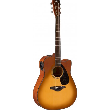 Guitarra electroacustica Yamaha Folk Sombreada FGX800CSDB-CasadelMusico-