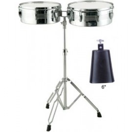 Timbales Con Cencerro Princess TBS-1413-CasadelMusico-