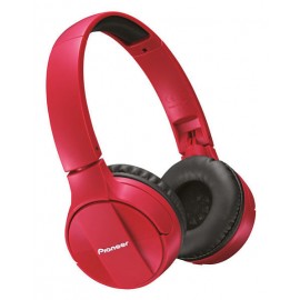 Audifonos inalambricos Pioneer SE-MJ553BT-R Rojos-CasadelMusico-Audio y Video