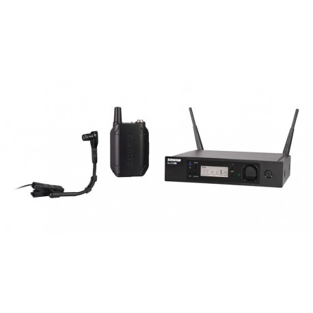 Sistema inalambrico Shure GLXD14R/B98 montable en rack con bodypack y micro para instrumento Beta98H/C-CasadelMusico-