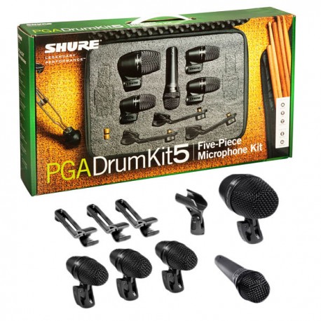 Paquete Microfonos para Bateria PGADRUMKIT5-CasadelMusico-