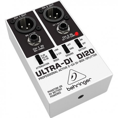 Caja directa Behringer Ultra DI20-CasadelMusico-