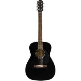 Paquete Guitarra Acustica Fender CC-60S NEGRA CON FUNDA, TAHALI Y CUERDAS 0970150406-CasadelMusico-