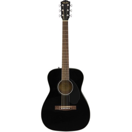 Paquete Guitarra Acustica Fender CC-60S NEGRA CON FUNDA, TAHALI Y CUERDAS 0970150406-CasadelMusico-