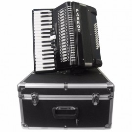 Acordeon Parrot 1307BK Negro 34 teclas 48 bajos-CasadelMusico-Guitarras  y  Bajos