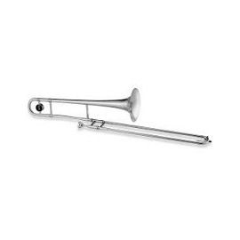 Trombon De Embolos En C Niquelado Sl-910n-CasadelMusico-