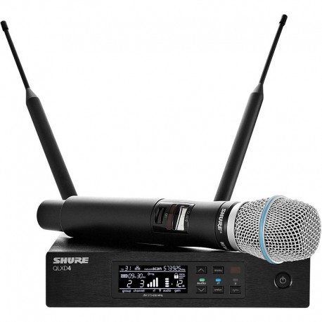 Sistema Shure inalambrico QLXD24/Beta87-CasadelMusico-