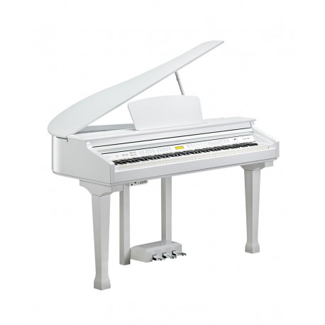 Piano de Cola Kurzweil KAG100 acabado Blanco Brillante-CasadelMusico-Pianos