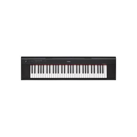 Piano Ligero Portatil 61 Teclas Yamaha NP12 Negro Con PA130-CasadelMusico-Pianos