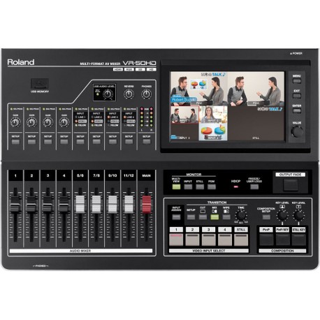Mezcladora de video Roland VR-50HD 4 canales HDMI-CasadelMusico-