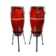 Congas de 10 y 11 pulgadas color Rojas Concert-CasadelMusico-