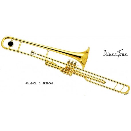 Trombon de embolos en Tono De Si Silvertone SL-900L-CasadelMusico-Instrumentos Musicales