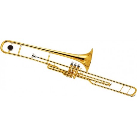 Trombon De Embolos En /Bb / Laqueado Sl-900l-CasadelMusico-Instrumentos Musicales