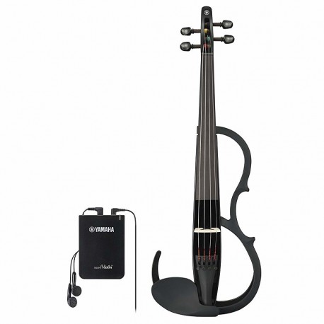VIOLIN SILENT SRT 4 CUERDAS NEGRO YSV104BL-CasadelMusico-