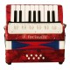 Acordeon Infantil Teclas Rojo 17K8BS FARINELL-CasadelMusico-