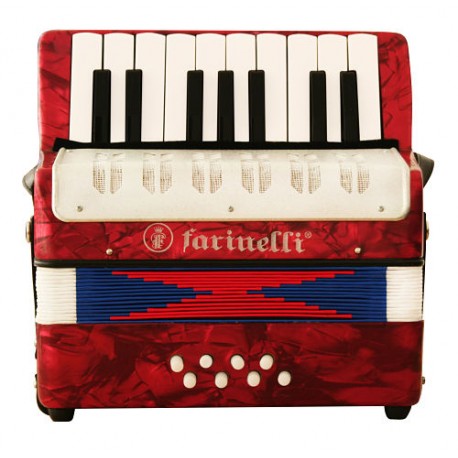 Acordeon Infantil Teclas Rojo 17K8BS FARINELL-CasadelMusico-