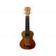 Ukulele Tapa de Cedro y Polisandro, Fileteado Café-CasadelMusico-