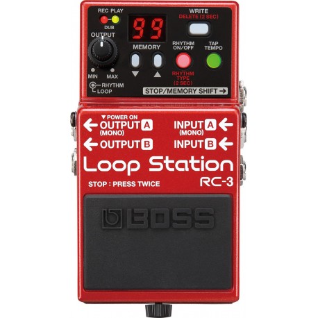 Pedal De Efecto Loop Station Boss RC-3-CasadelMusico-Guitarras  y  Bajos