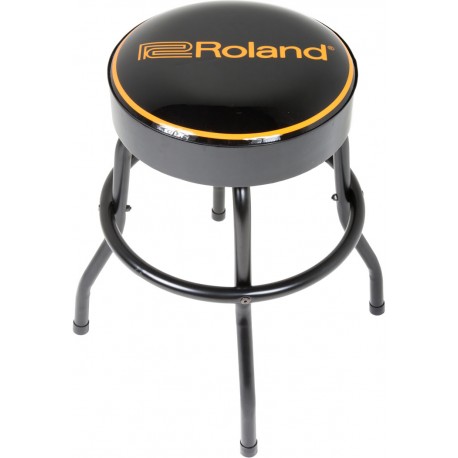 Banco Taburete c/asiento movible logo roland 24" color negro-CasadelMusico-