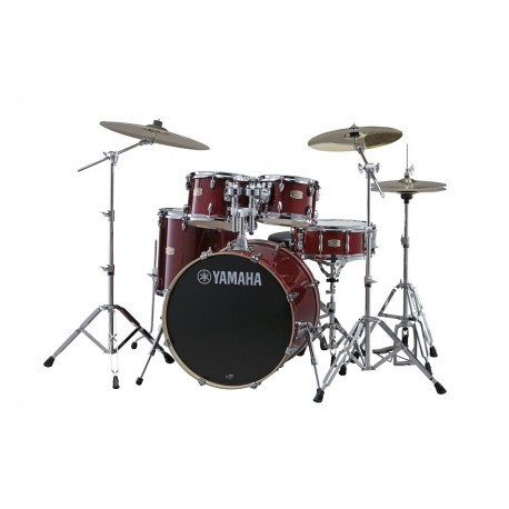 Bateria Stage Custom Birch Cranberry Red-CasadelMusico-
