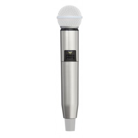 Manga decorativa en color plata para el transmisor de mano GLXD con SM58  BETA58-CasadelMusico-Audio y Video